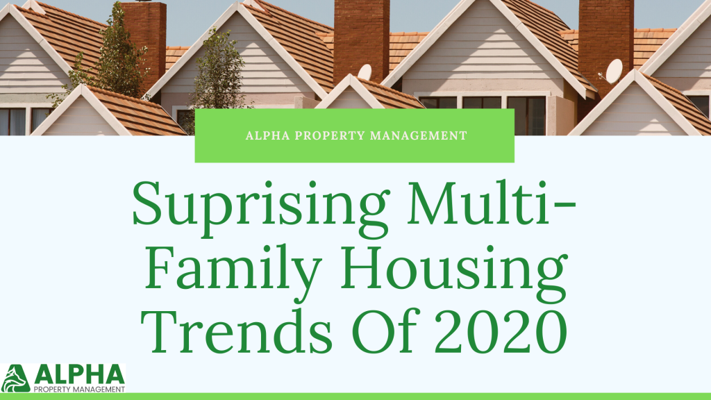 Multifamily housing trends of 2020