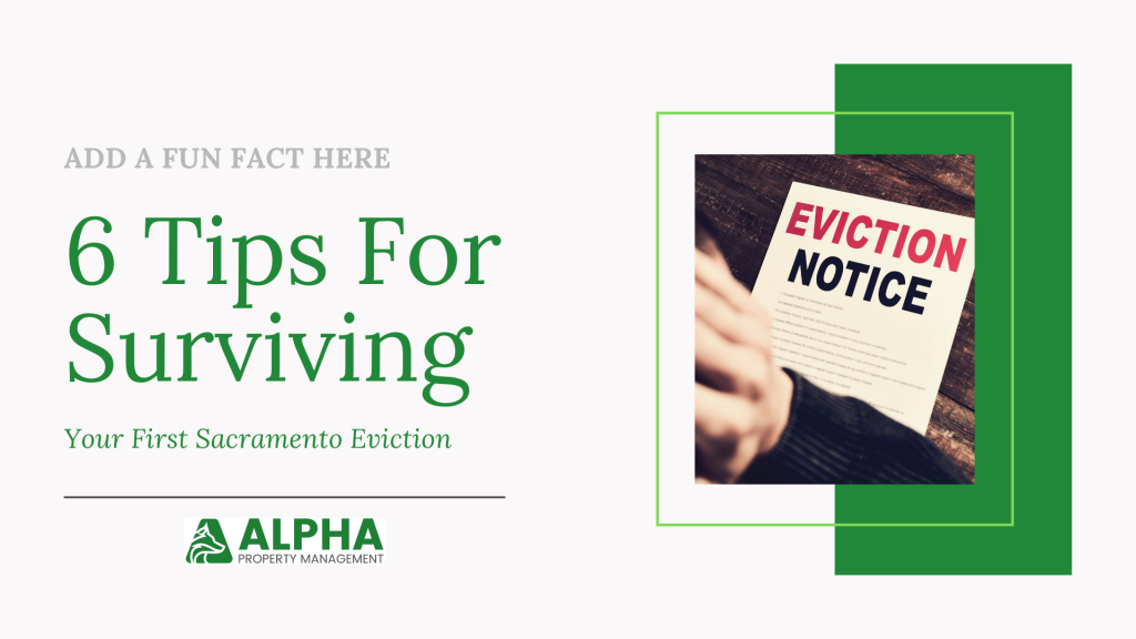 how to evict tenants in sacramento